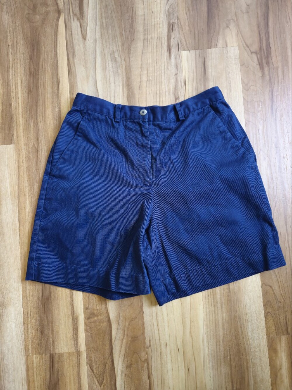 Liz Claiborne Wrinkle Free Navy Blue Cotton Trousers